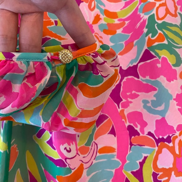Lilly Pulitzer Flamingo Print Dress - Picture 5 of 8